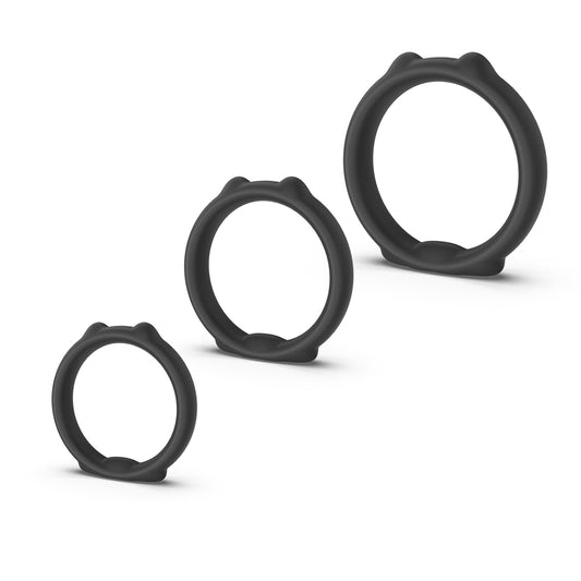 Silicone Cock Ring Penis Rings Ring Male Adult Sex Toys for Men Sex Toy for Men for Games Erection Longer Harder Stronger Sex Machine for Couples Pleasure